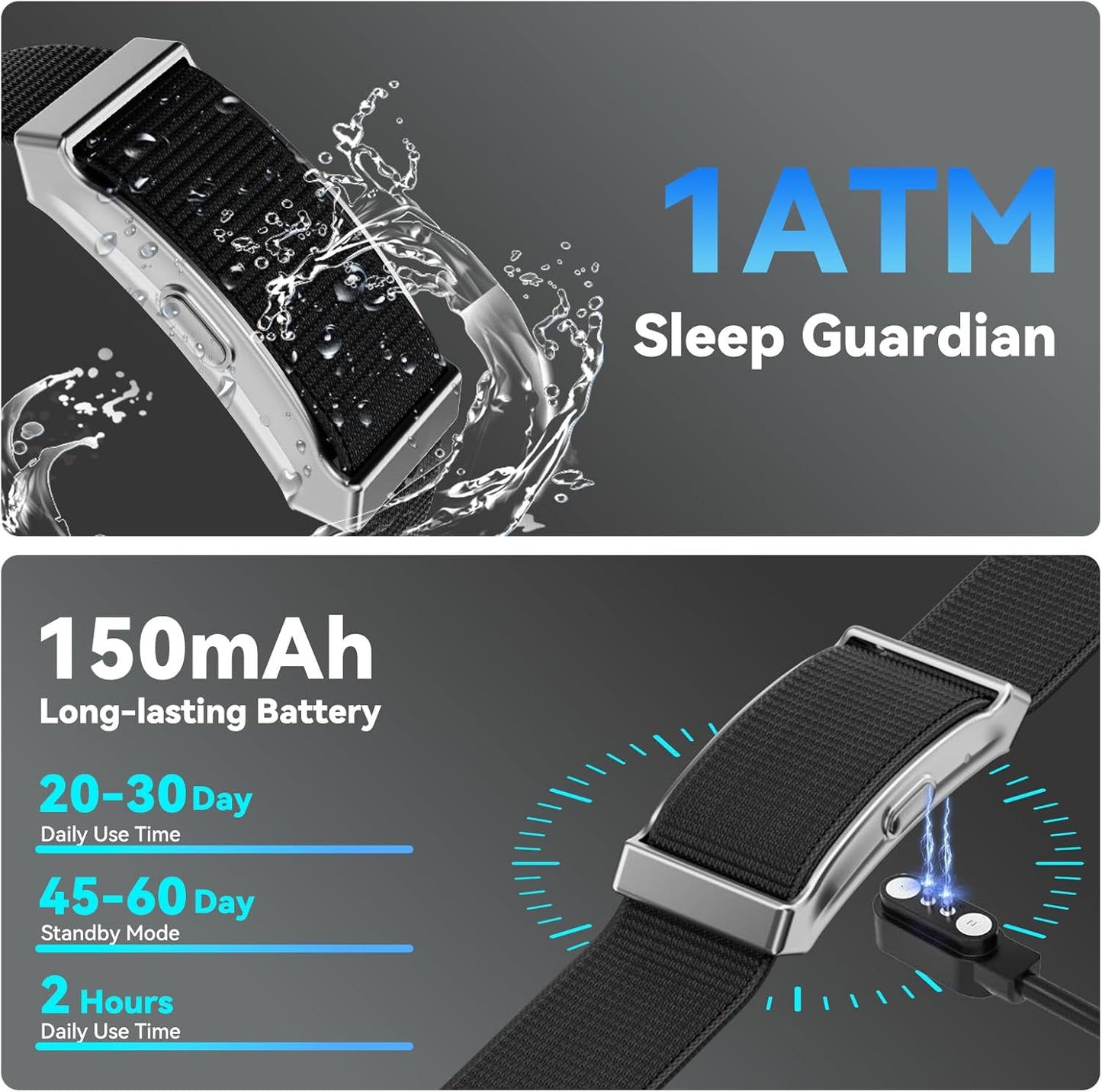 Smart Wearable Activity & Fitness Tracker Band (Men & Women)