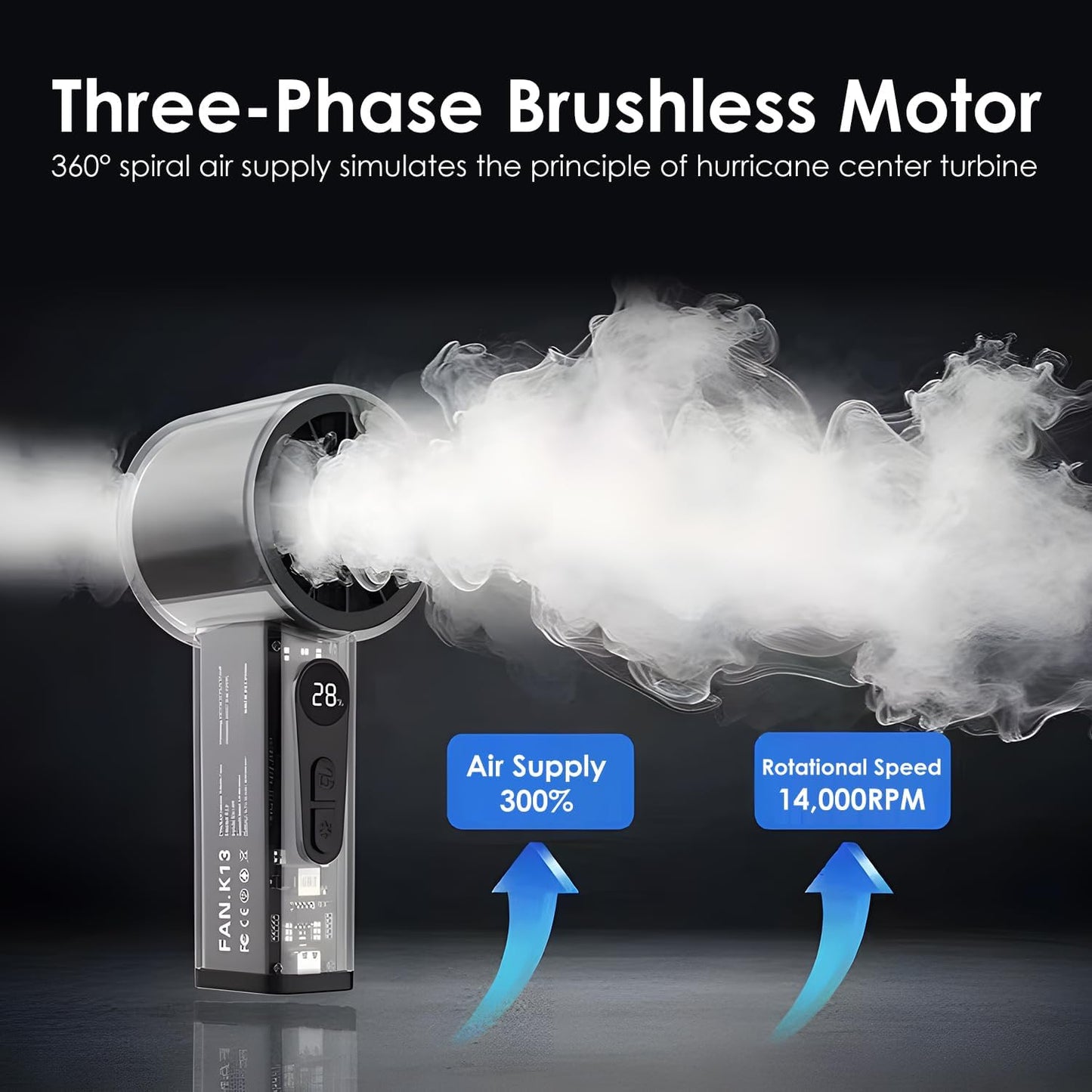 Smart Mini Turbo Cooling Fan