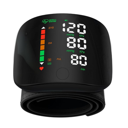 Smart Wrist BP Monitor LED Display