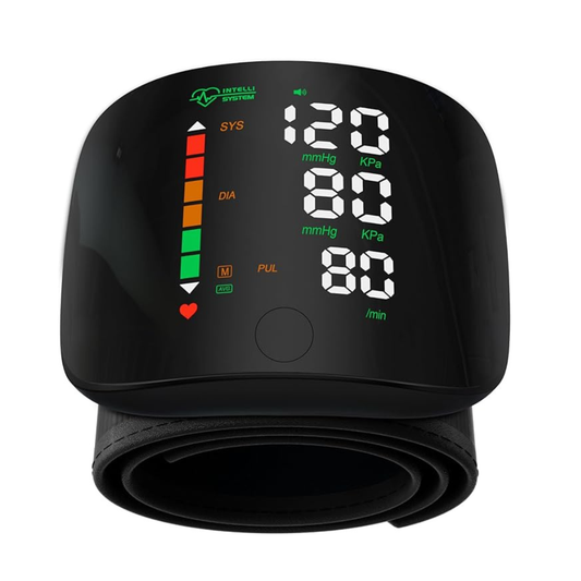 Smart Wrist BP Monitor LED Display